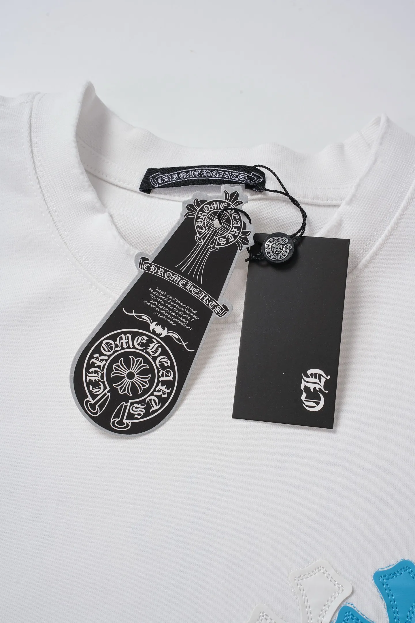 【 】 Chrome Hearts/ 32 ， ， ， ！！ ， ！ ， ； 。 oversize ， ！ ， ！ “ ” 💏 :Black White Size:S-XL